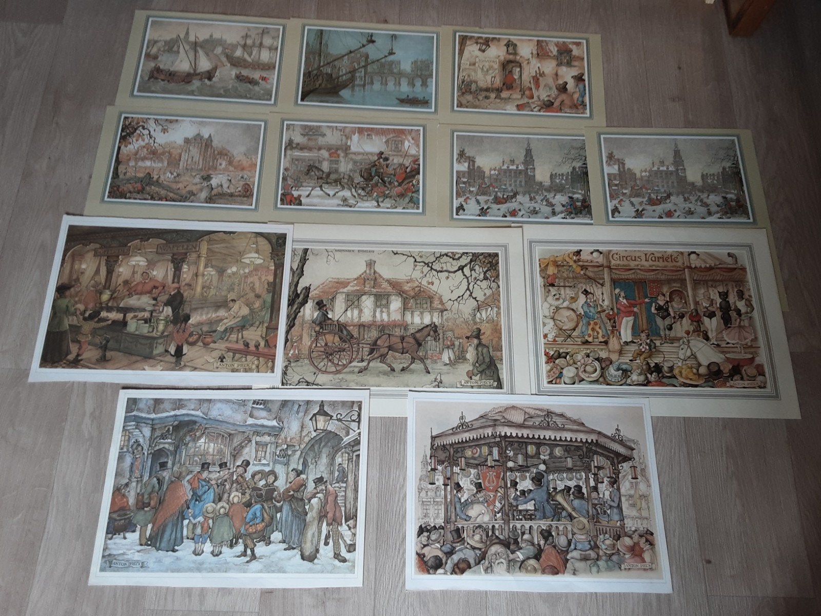 Prenten van anton pieck in goede staat, Ophalen, Plaatje
