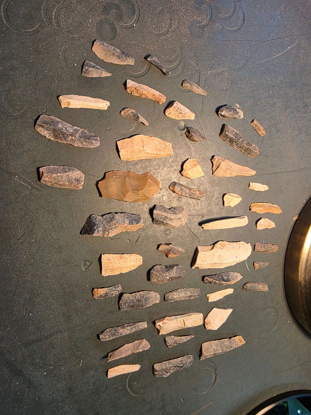 Pijlpunten Artefacten Set Nr. 3 Kootwijk Oude Verzameling, Verzamelen, Mineralen en Fossielen, Ophalen of Verzenden