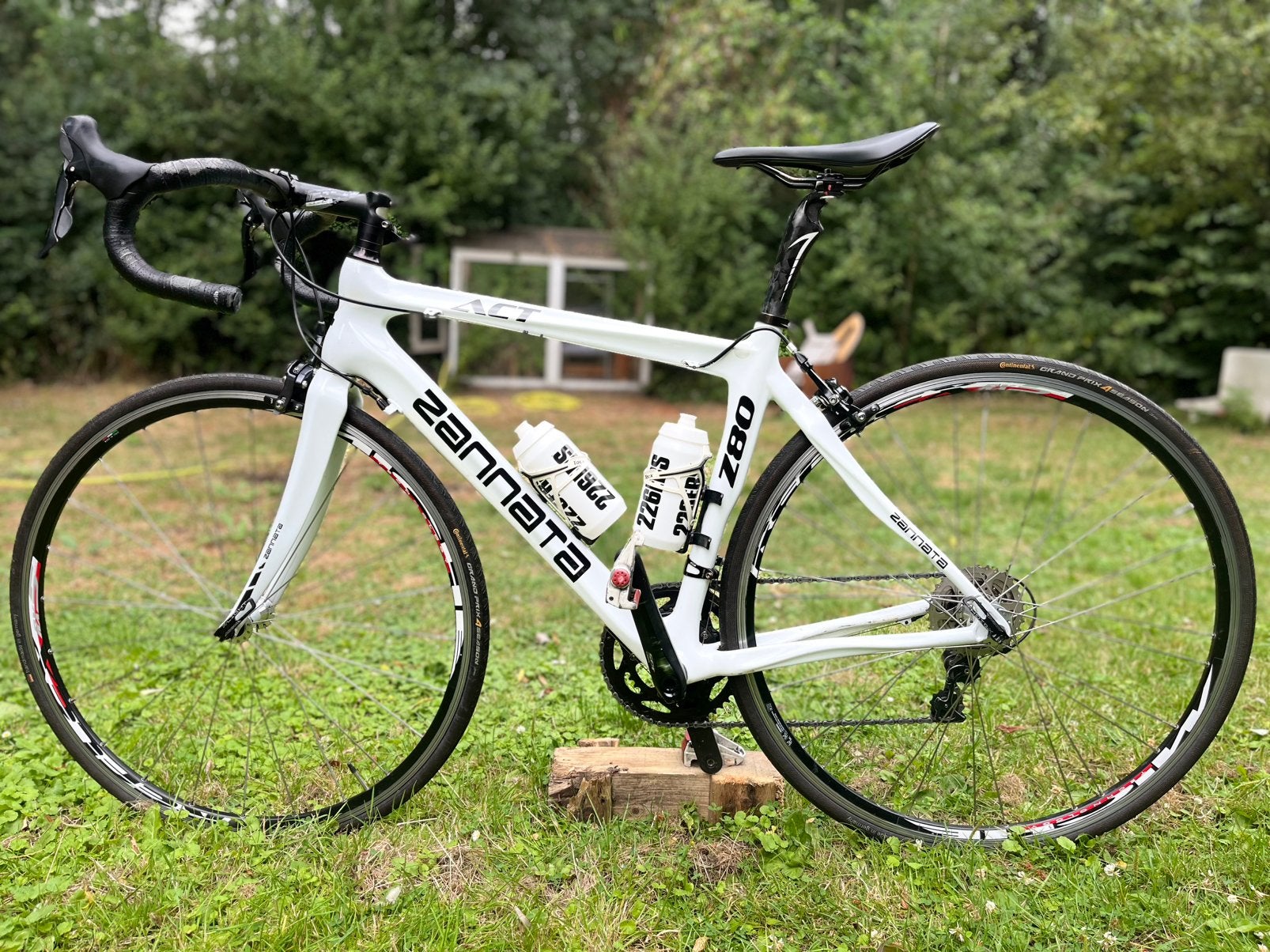Prachtige full carbon racefiets Zannata (49 cm), Fietsen en Brommers, 28 inch, Carbon, Velgrem, 49 tot 53 cm