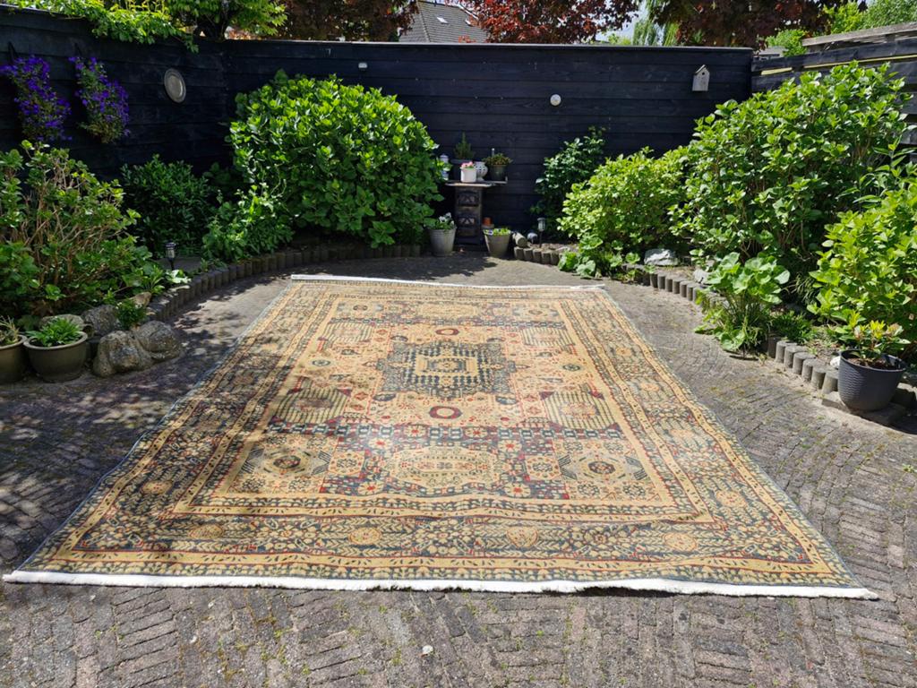 Unique Loom Mamluk Vloerkleed - 275 x 365 cm, Huis en Inrichting, Stoffering | Tapijten en Kleden, Ophalen, Gebruikt, Blauw, 200 cm of meer