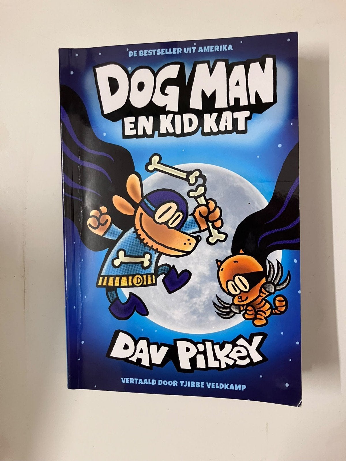 Dog Man en Kid Kat & Dog Man en de Gekloonde Kat, Ophalen of Verzenden, Zo goed als nieuw, Dav Pilkey, Fictie algemeen