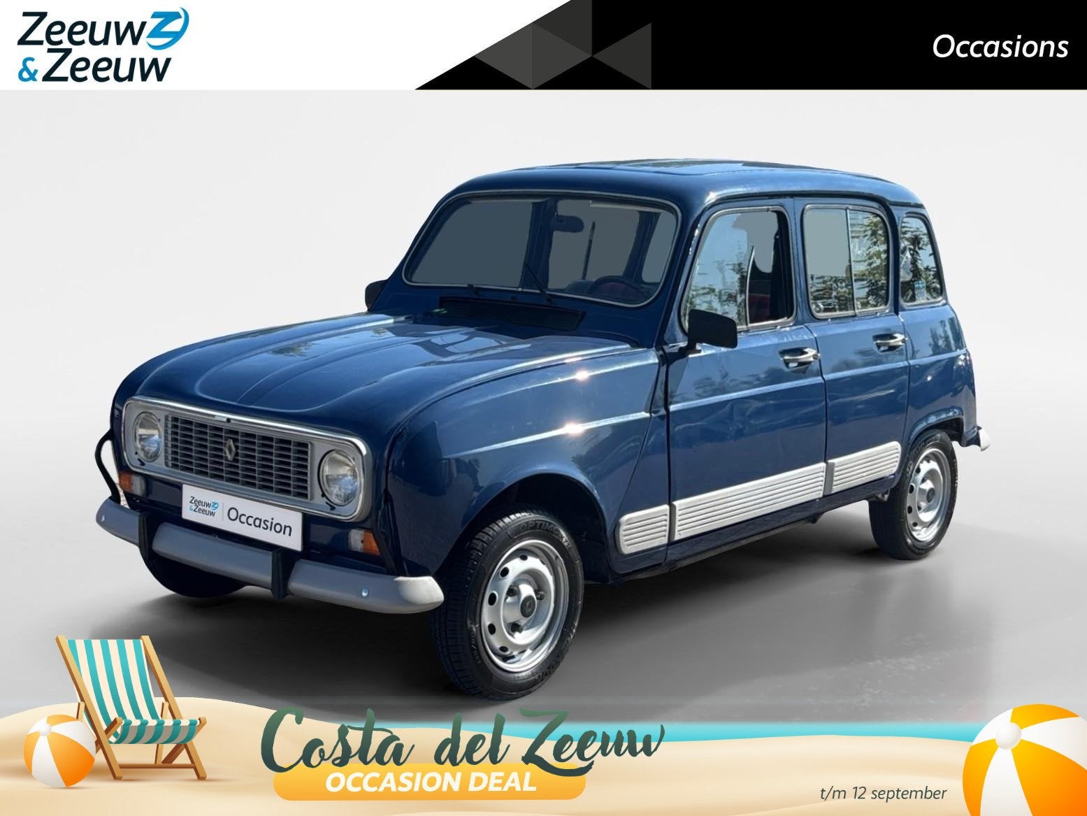 Renault 4 R 4 GTL | Nieuwe APK | Alle boekjes en facturen aa, Auto's, 12 maanden, Stof, Gebruikt, 4 cilinders
