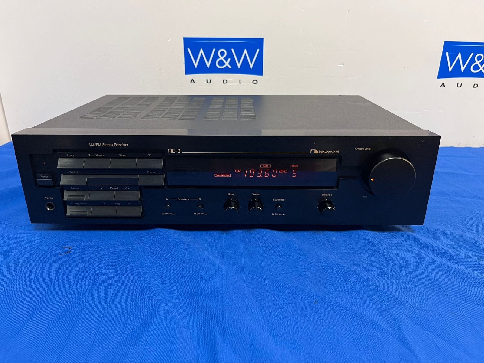 Nakamichi RE-3 Stereo Receiver met afstandsbediening, Overige merken, Gebruikt, ., Ophalen of Verzenden