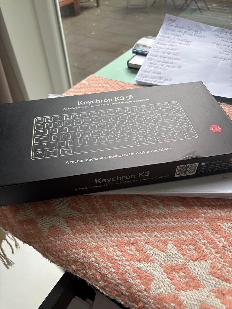 Keychron K3 Mechanisch Toetsenbord - brown qwerty, Computers en Software, Toetsenborden, Gaming toetsenbord, Ophalen of Verzenden