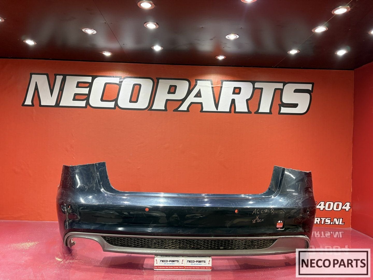 AUDI A6 C7 S-LINE ACHTERBUMPER SEDAN PDC ORGINEEL BUMPER, Gebruikt, -, -, Achter