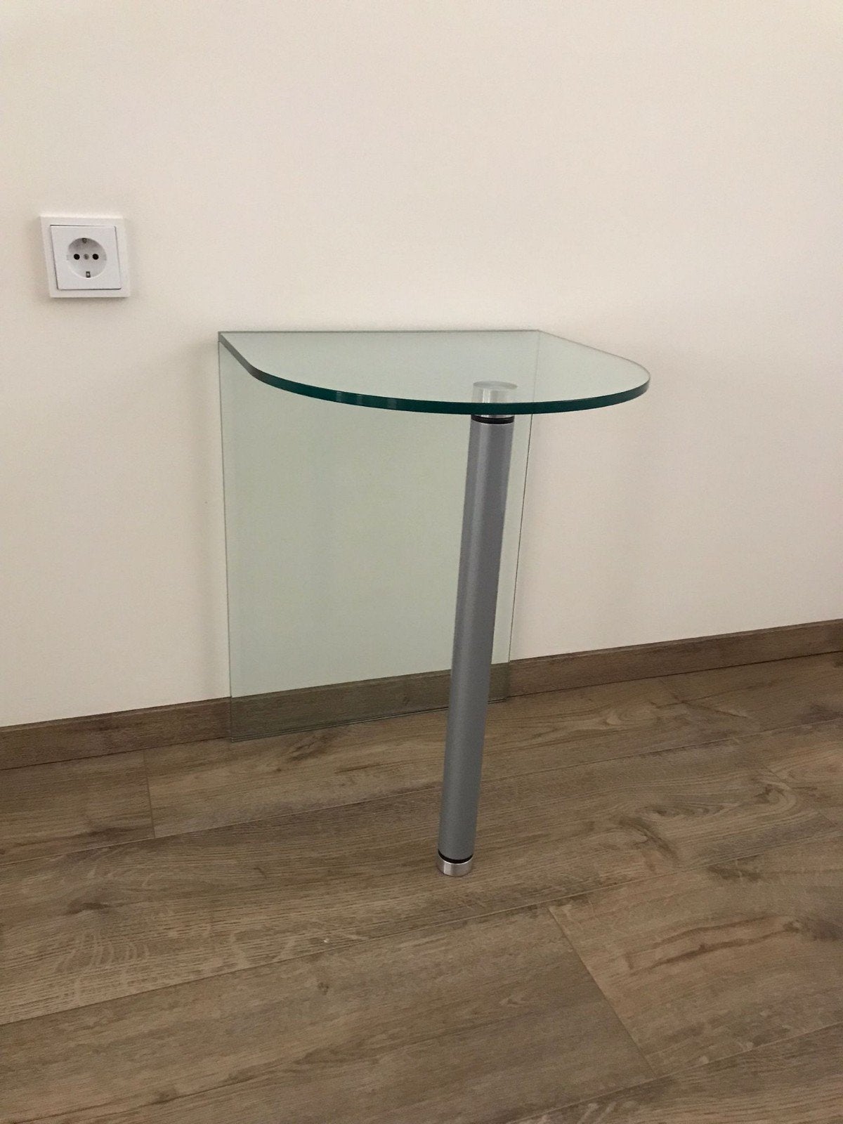 GLAZEN BIJZETTAFEL, Ophalen, Zo goed als nieuw