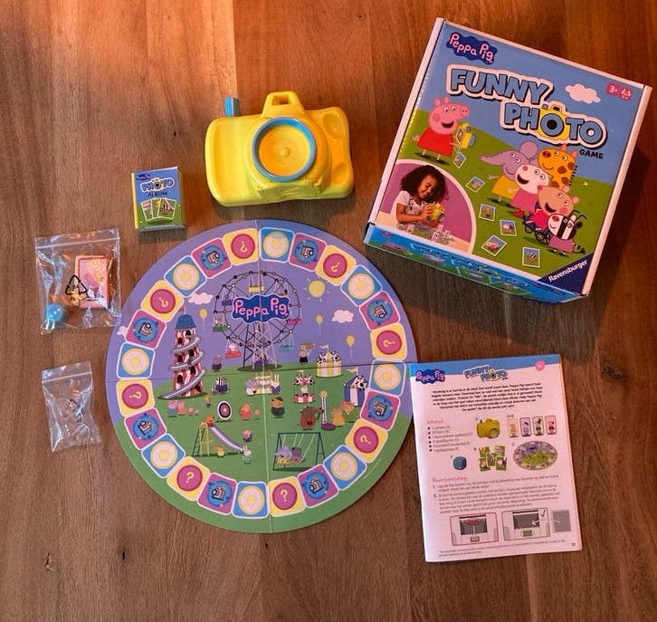 Peppa Pig Funny Photo Game - Ravensburger, Een of twee spelers, Ophalen of Verzenden, Gebruikt
