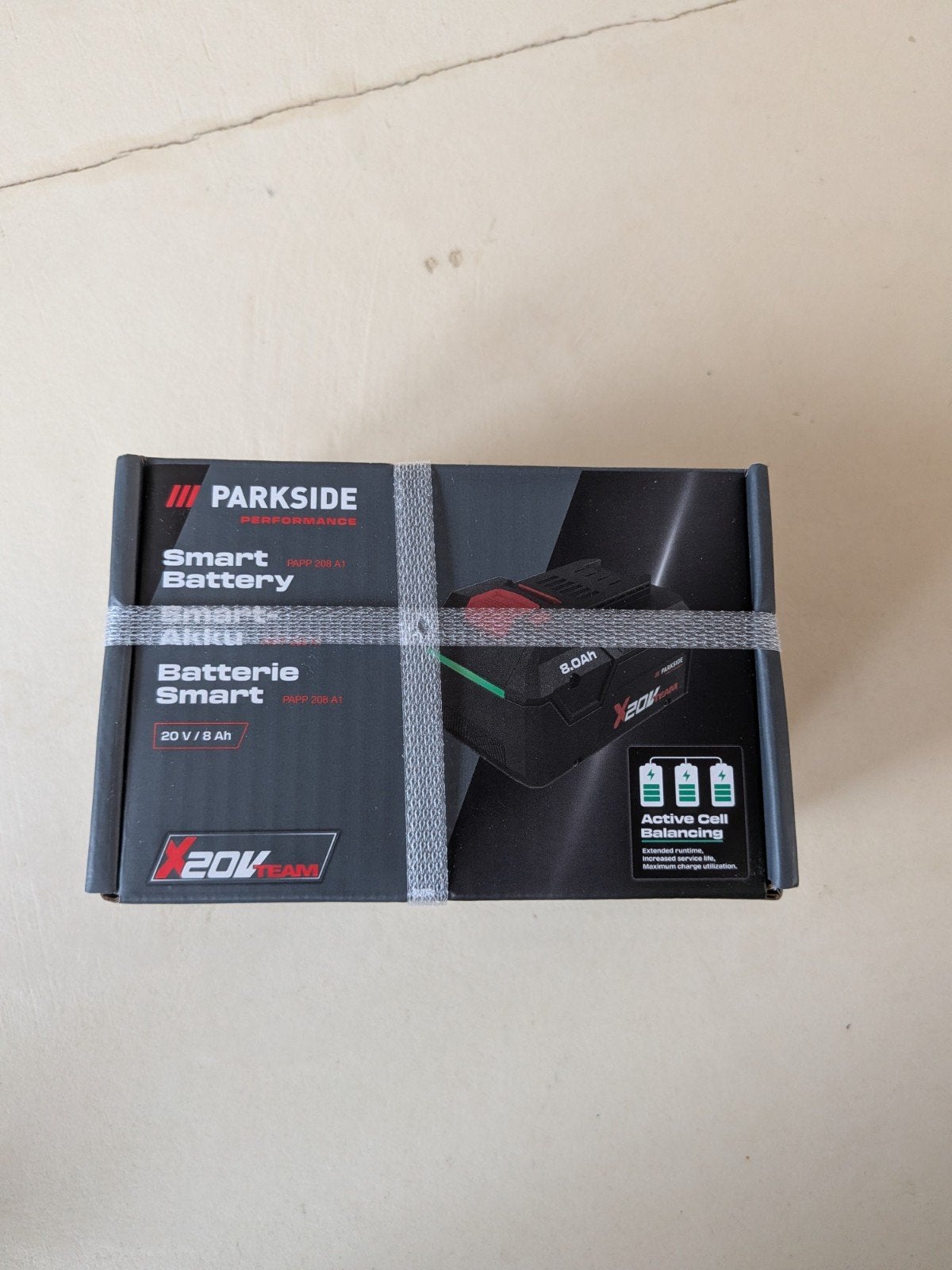 Parkside Smart Accu 20V / 8Ah - Nieuw in doos, Ophalen of Verzenden, Nieuw, Overige typen