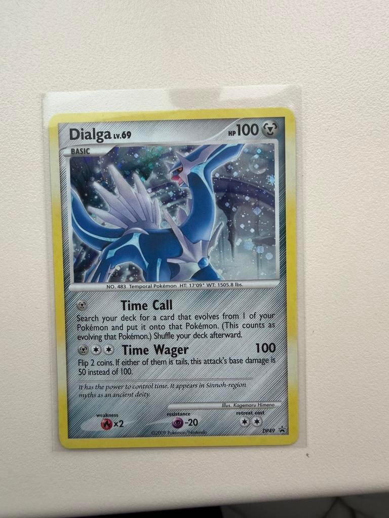 Dialga pokemon kaart, Ophalen of Verzenden, Zo goed als nieuw