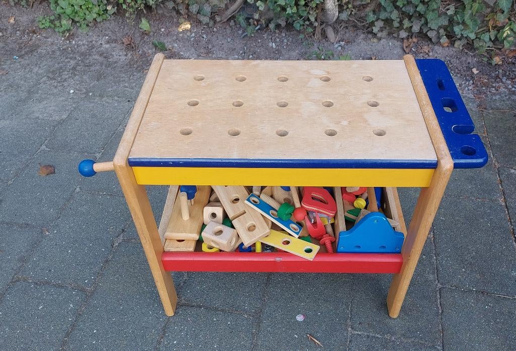 Kinder werkbank hout, Ophalen, Gebruikt, Overige typen