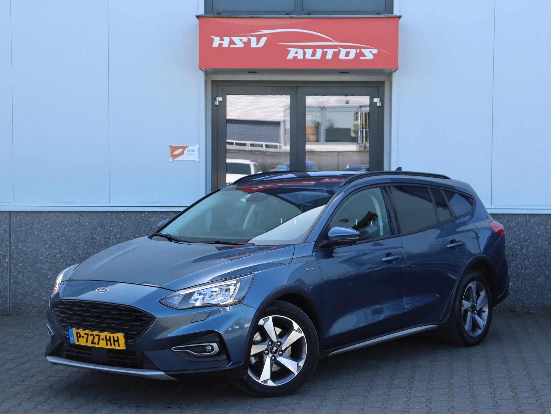 Ford Focus Wagon 1.0 EcoBoost Titanium X Business navi autom, 125 pk, Gebruikt, Euro 6, Blauw