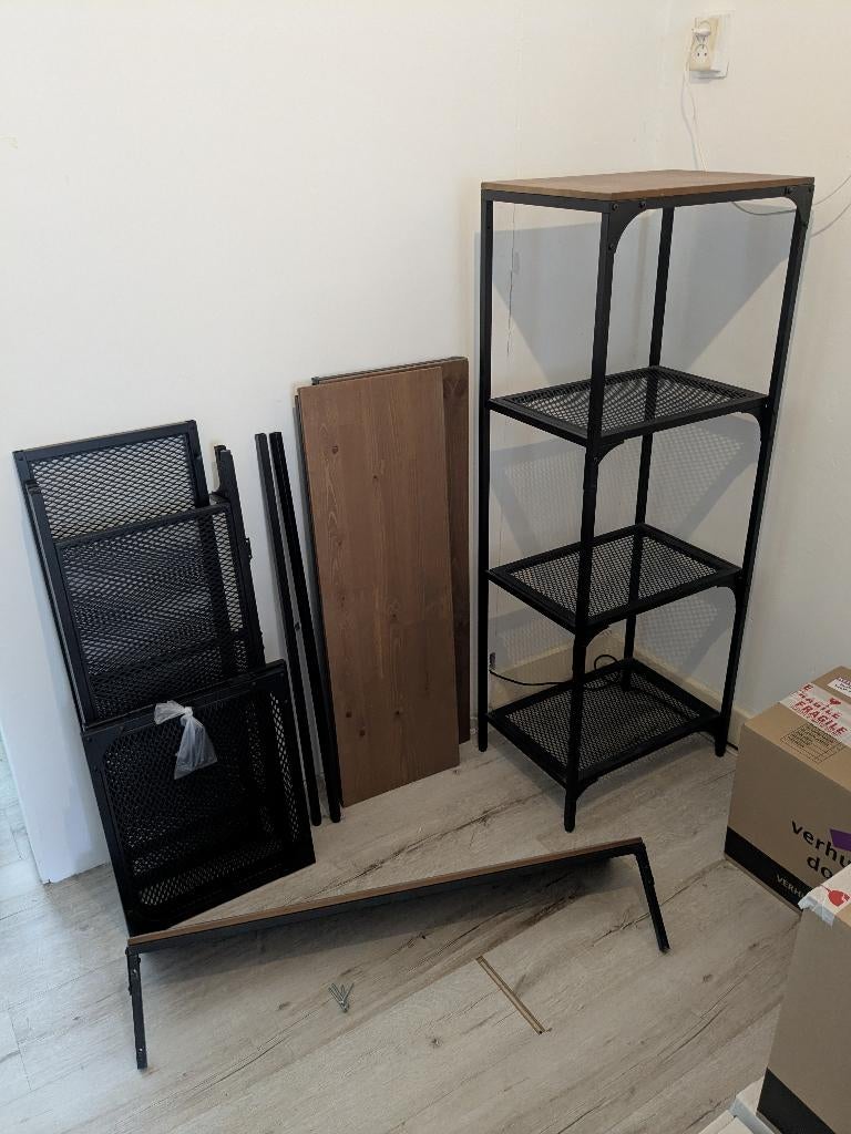 Fjallbo Ikea stelling kasten en wandplank, Ophalen, Zo goed als nieuw
