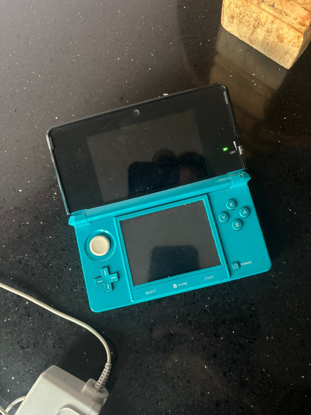 Nintendo 3DS-Aqua Blue, Blauw, Ophalen of Verzenden, 3DS, Gebruikt