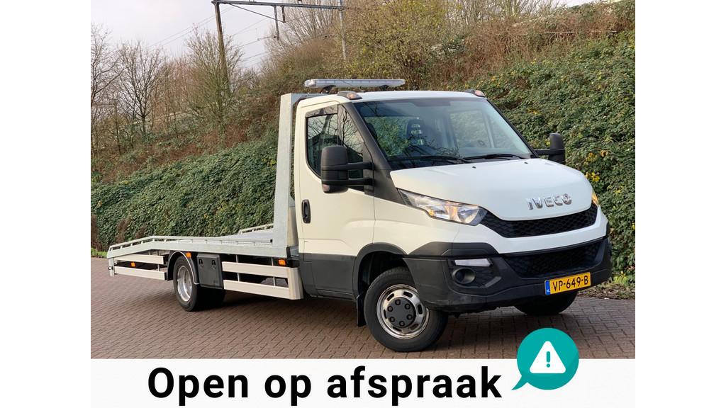 Iveco Daily 40C17 3.0 410 170PK AUT OPRIJWAGEN 2015 TOPSTAAT, Auto's, Euro 5, Achterwielaandrijving, Gebruikt, 4 cilinders