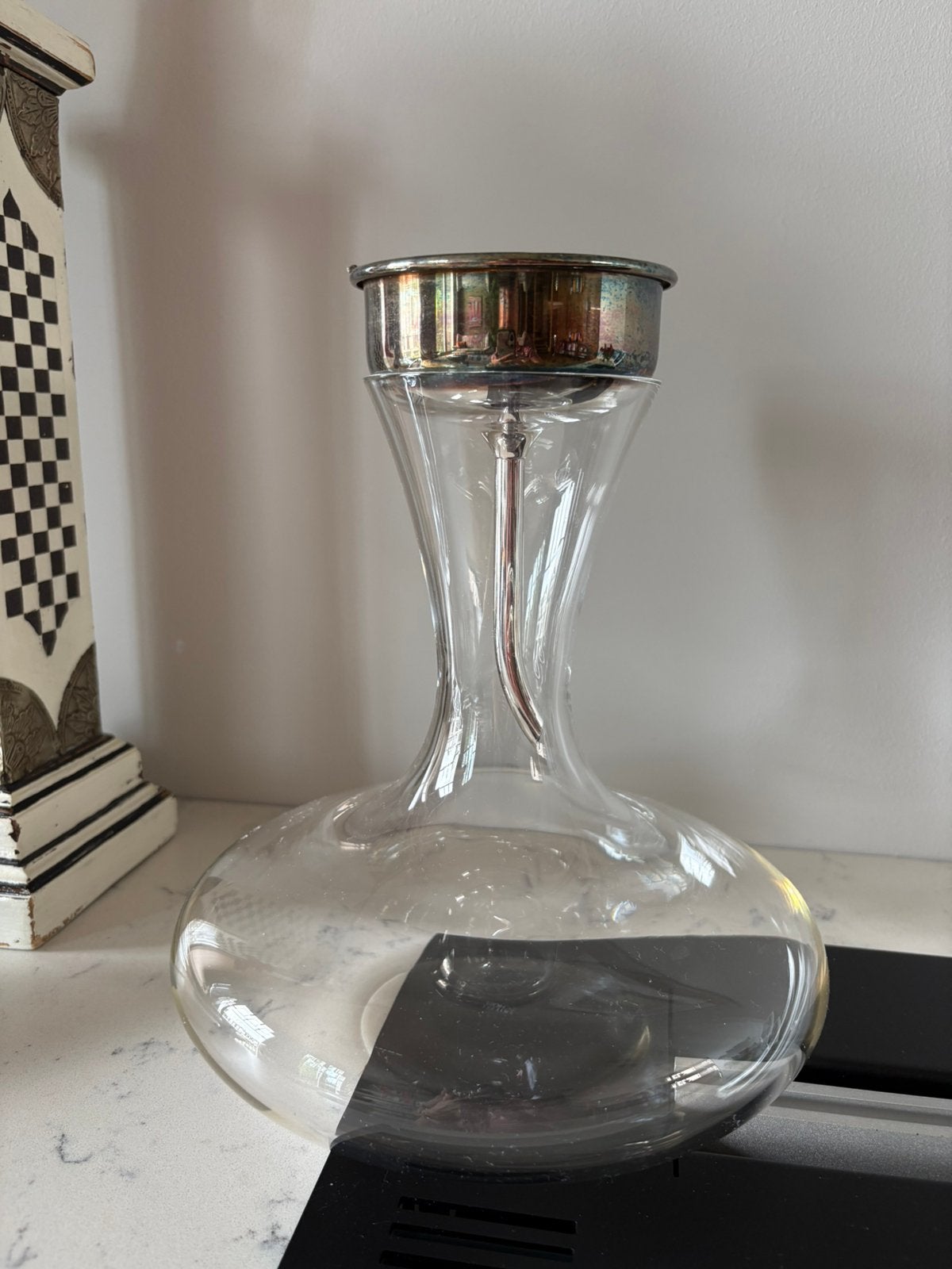 Decanteer Karaf met filter schott zwiesal, Ophalen of Verzenden