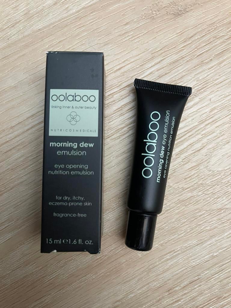 Oolaboo morning dew eye opening emulsion, Ophalen of Verzenden, Zo goed als nieuw, Ogen