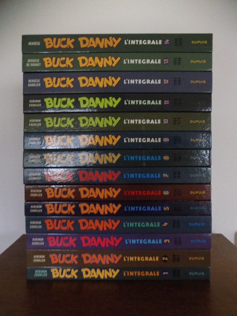 Buck Danny ~ Complete serie Integrale HC's 1 t/m 14 [Frans], Complete serie of reeks, Ophalen of Verzenden, Zo goed als nieuw