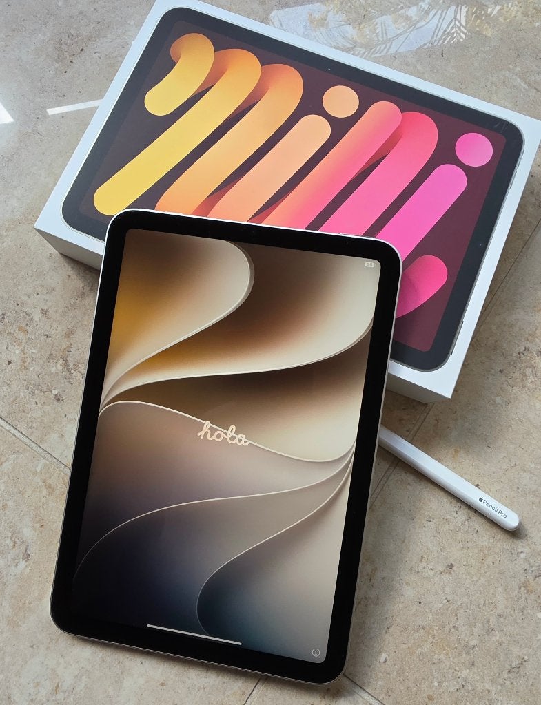 iPIad mini 7 256GB WiFi met Apple Pencil Pro en Smart Folio, Computers en Software, Overige kleuren, 8 inch, Ophalen of Verzenden