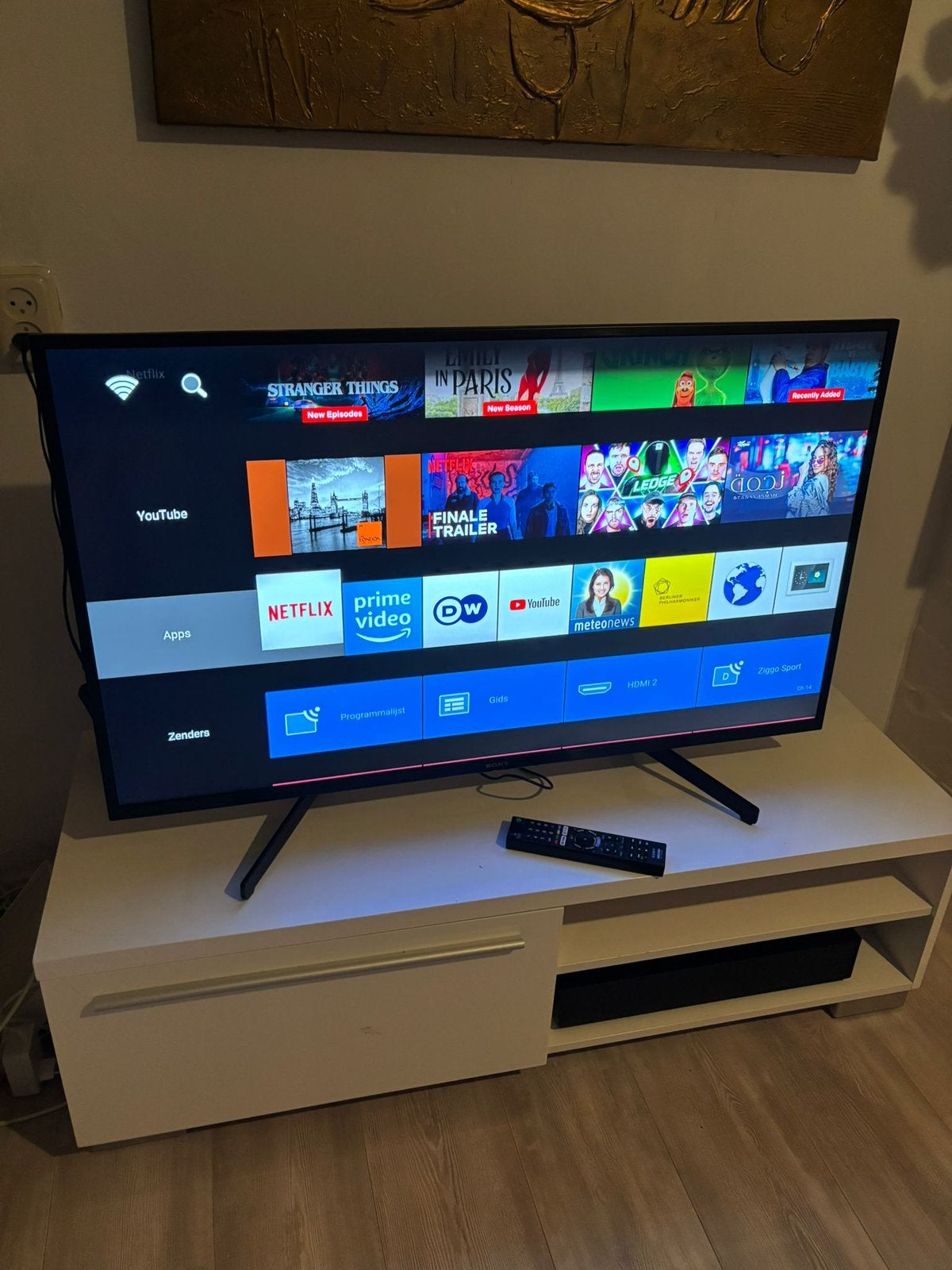 Sony 43” 4K UHD smart tv !, Ophalen, LED, 50 Hz, Zo goed als nieuw