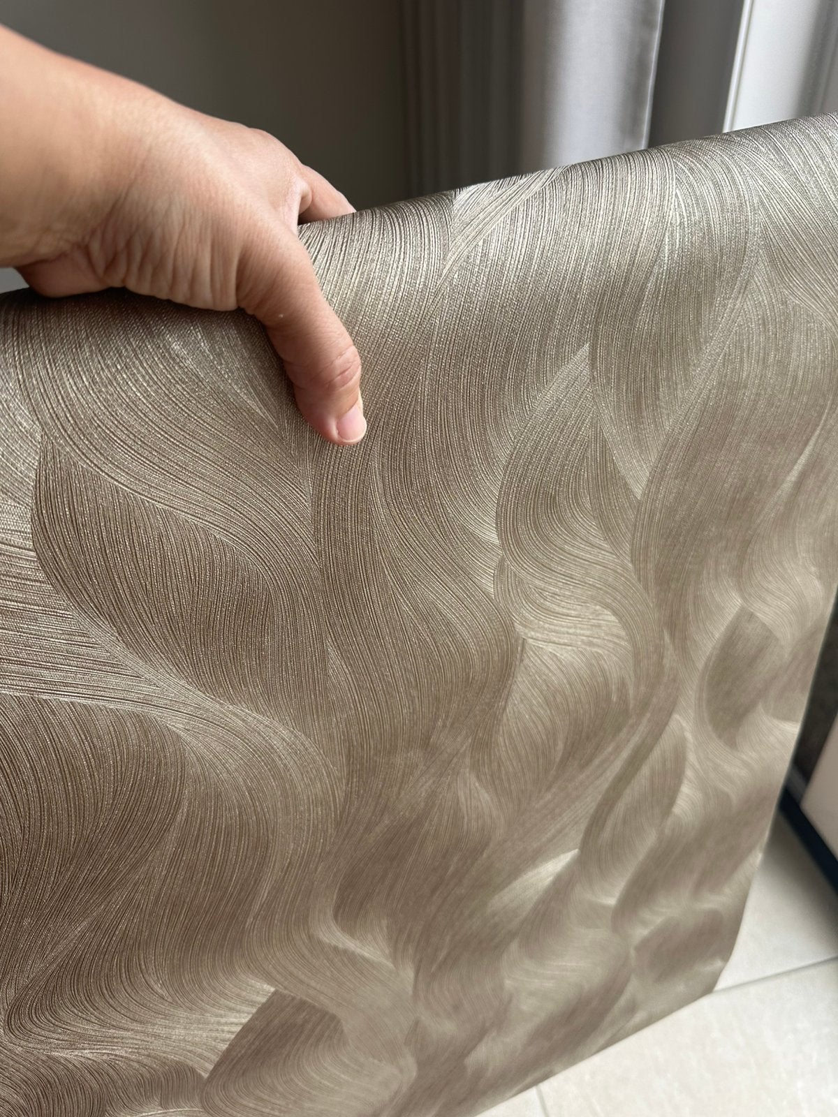 Erismann Vliesbehang  grafisch goud 4 rollen, Erismann, Beige, Verzenden, Modern