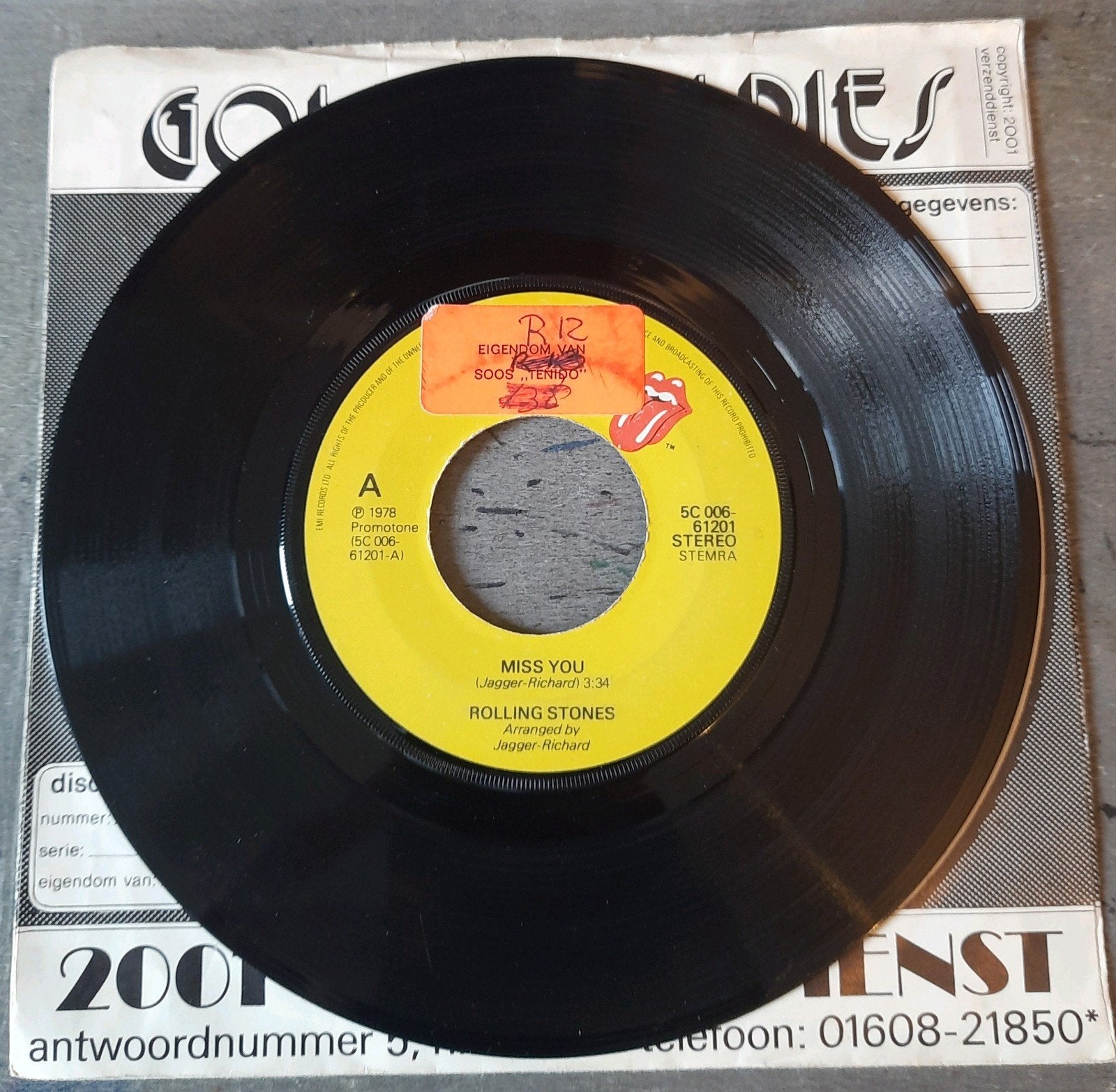 Rolling Stones -  Miss You *, Cd's en Dvd's, Ophalen of Verzenden, Zo goed als nieuw, Pop
