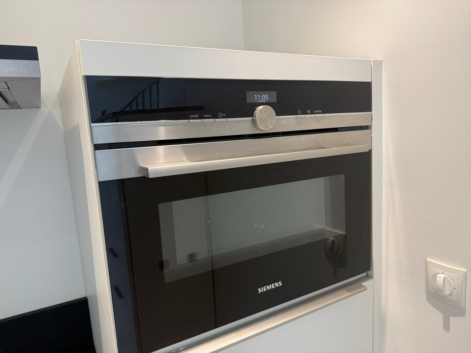 Siemens Inbouw Combimagnetron - Zo goed als nieuw, Witgoed en Apparatuur, Magnetrons, Ophalen, Combimagnetron, 60 cm of meer, Grill