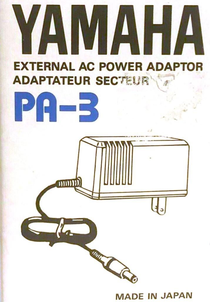 Yamaha PA-3 PA-3B PA-3C 10V 0.7A ~ 12V 9V 7W AC DC Adapter, Muziek en Instrumenten, Ophalen of Verzenden, Zo goed als nieuw, Apparatuur