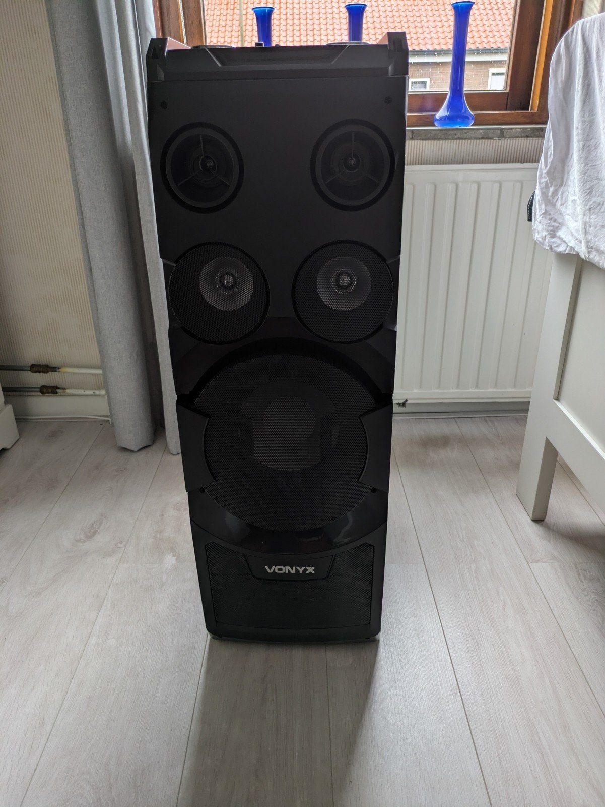 Vonyx PLAY1000 Party Speaker met Bluetooth, Audio, Tv en Foto, Luidsprekers, Gebruikt, Party speaker, Bluetooth, Ophalen