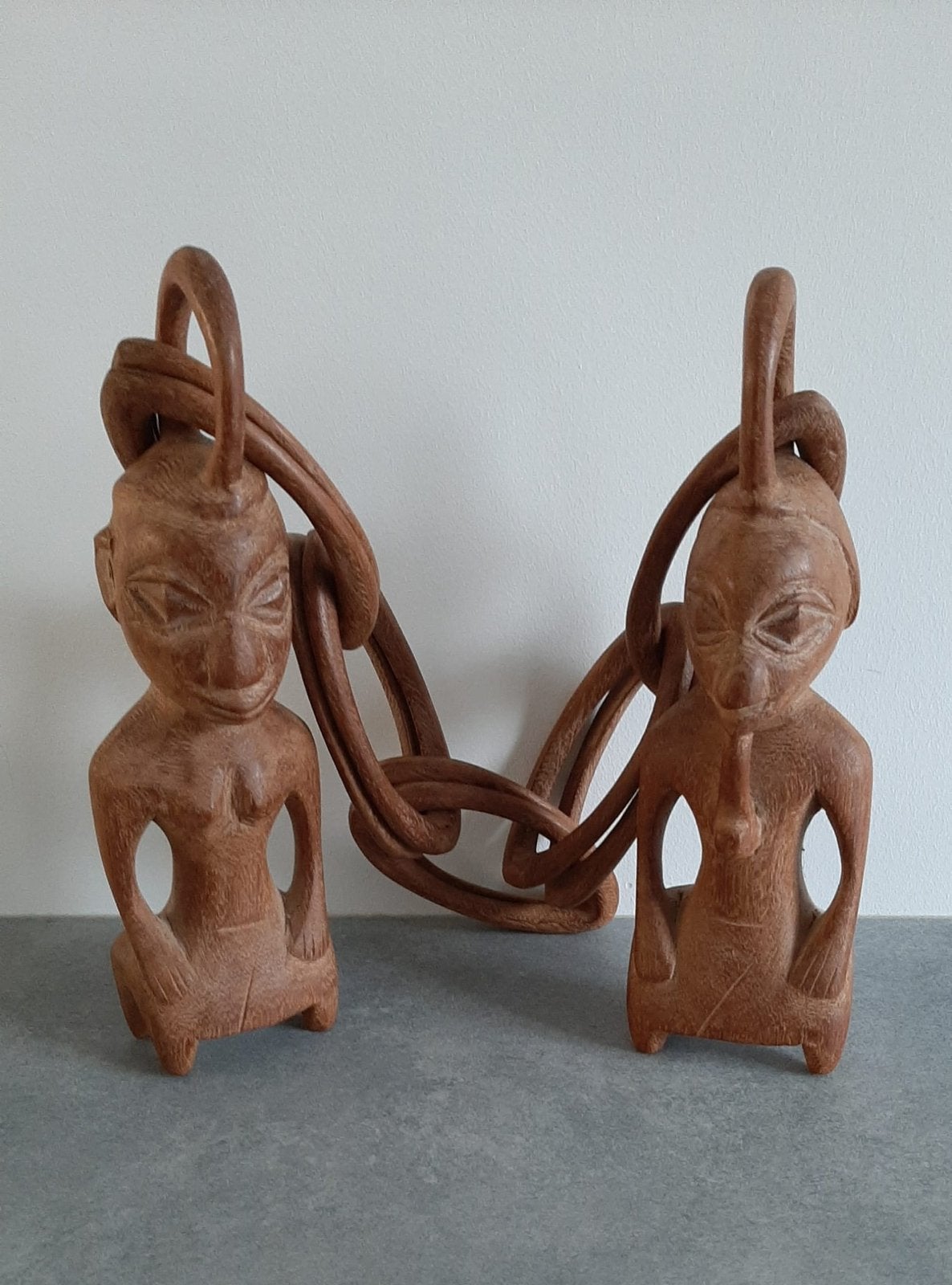 Huwelijksketting afrika Afrikaanse trouwketting poppen hout, Ophalen of Verzenden