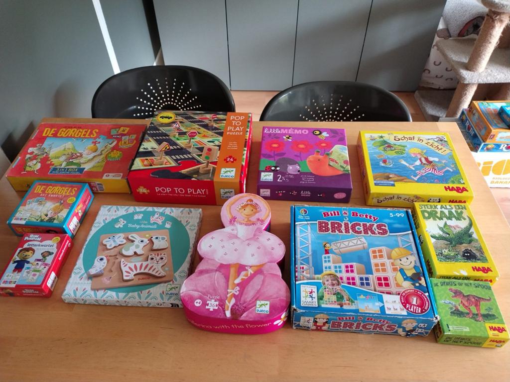 De Gorgels Jochem Myjer,Djeco,Smart games,haba spellen, Ophalen, Zo goed als nieuw