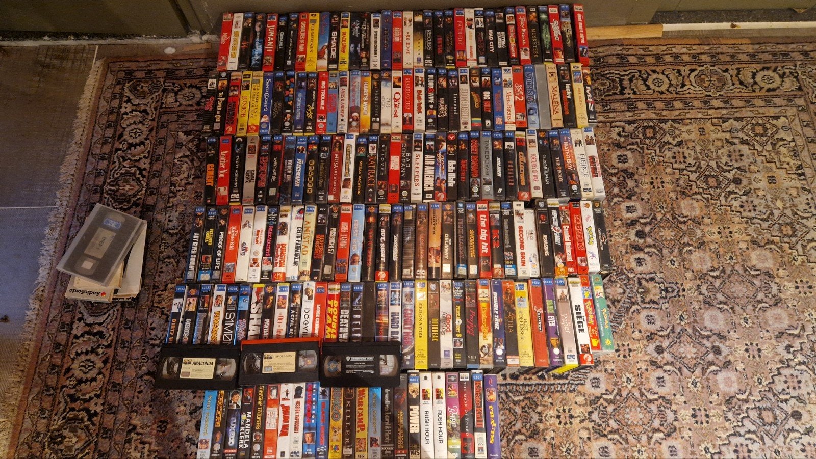 200 vhs films, Gebruikt, Vanaf 16 jaar, Nederlands, VHS
