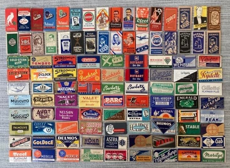 Grote collectie vintage scheermesjes (95 stuks), Ophalen of Verzenden, Nieuw