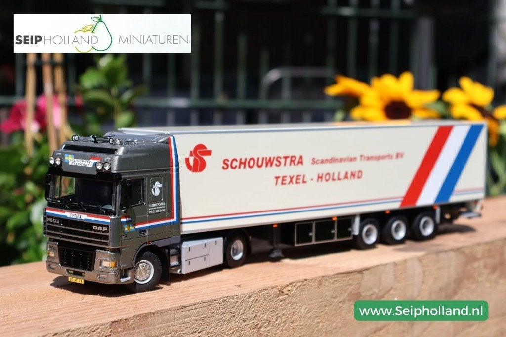 WSI Schouwstra Daf 95XF super space koeler, Hobby en Vrije tijd, Modelauto's | 1:50, Info@seipholland.nl, Nieuw, Ophalen of Verzenden