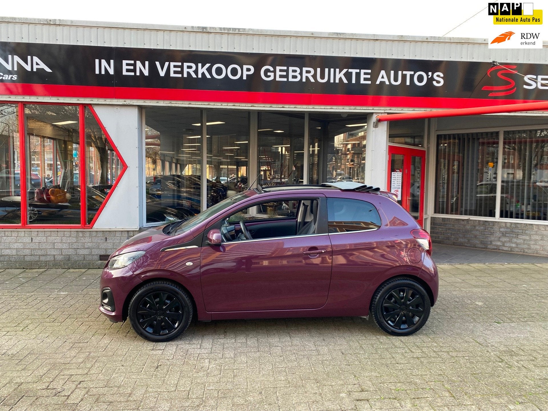 Peugeot 108 1.0 e-VTi - TOP - Cabriolet - Cabrio - Inr Mog, Auto's, Voorwielaandrijving, Euro 5, Gebruikt, Overige kleuren