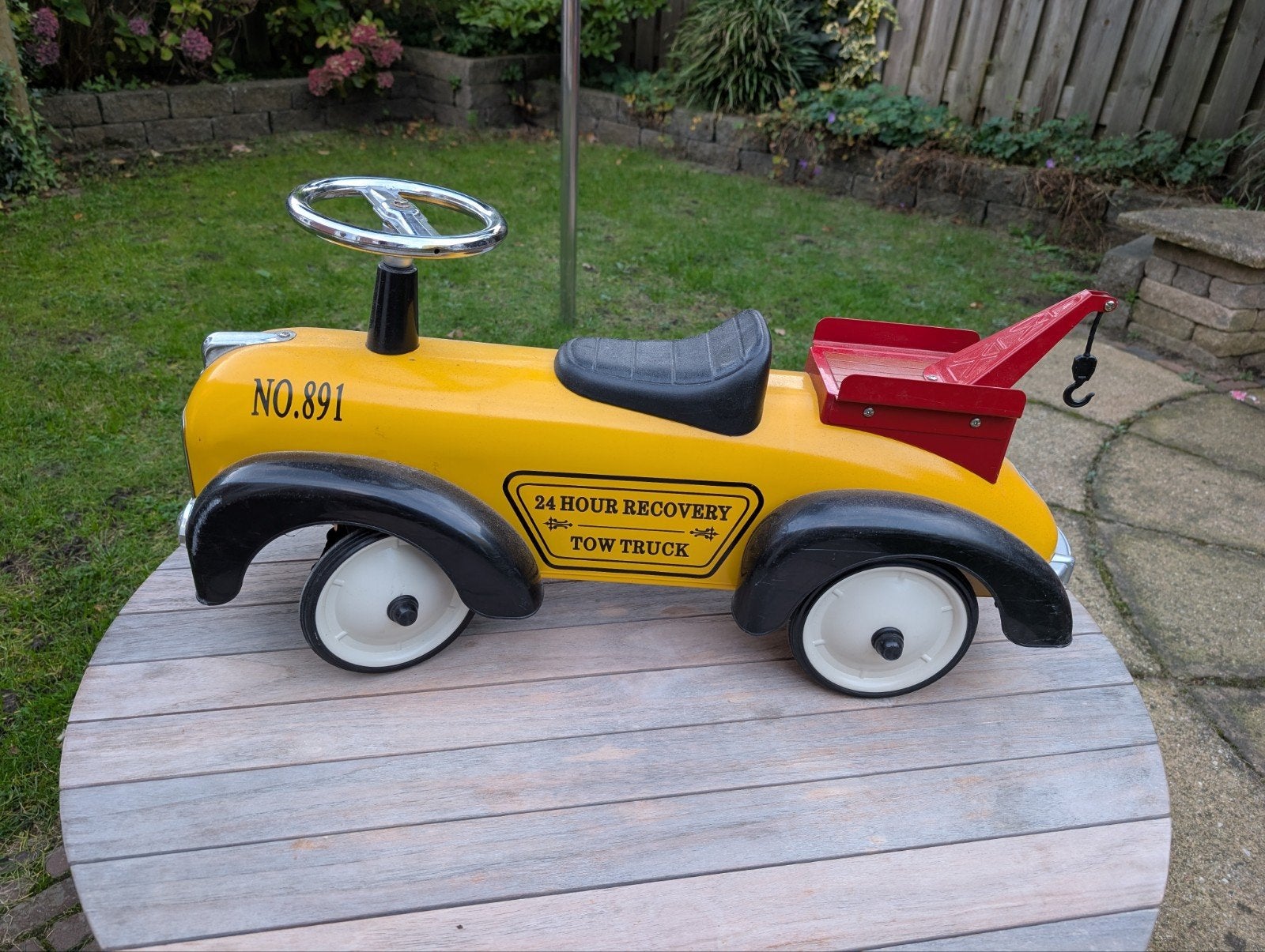 Retro Tommy takelwagen loopauto, Ophalen, Zo goed als nieuw, Overige merken