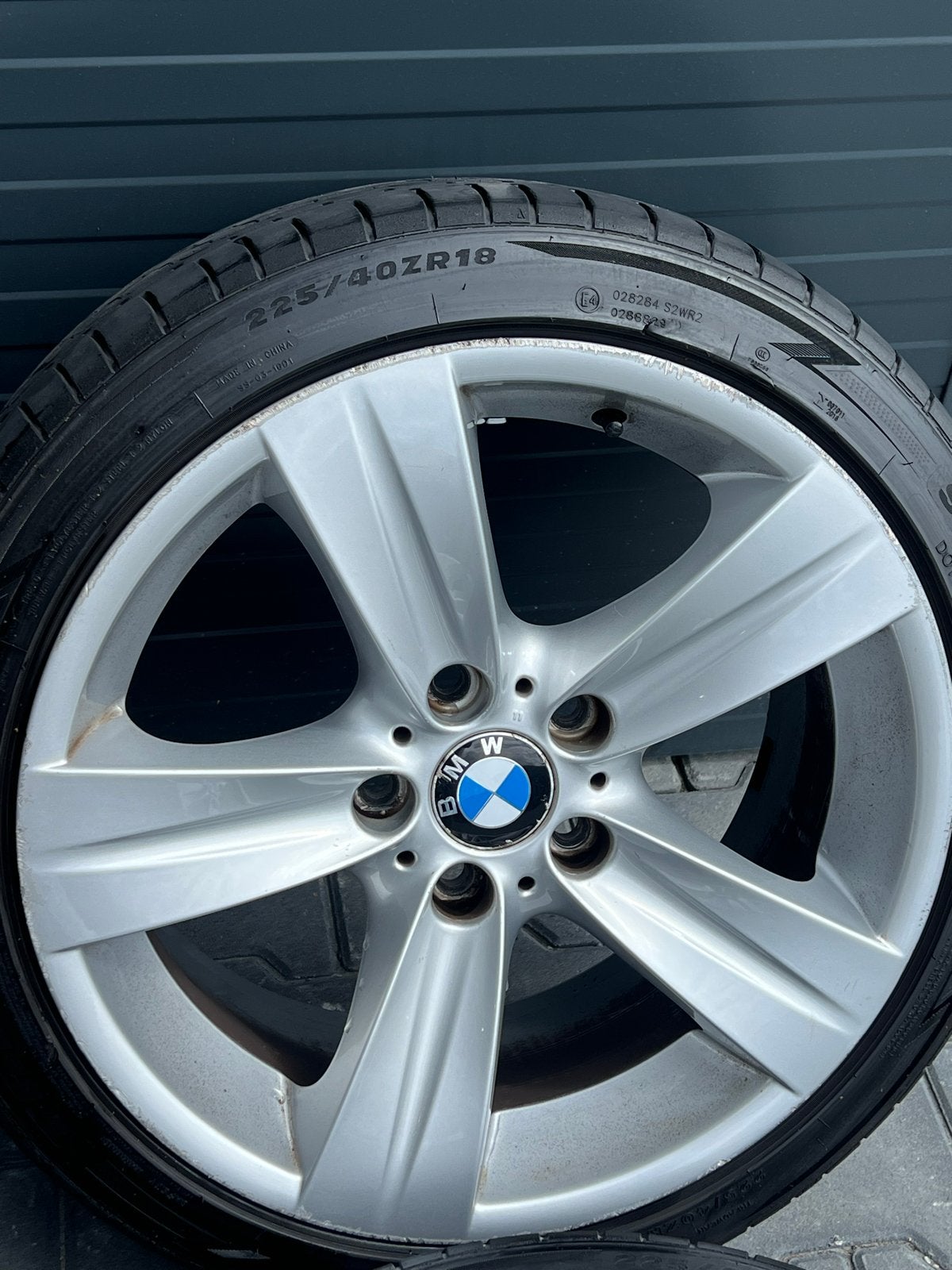 5x120 BMW 18 inch velgen-banden  225/40R18 & 255/35R18, Auto-onderdelen, Banden en Velgen, Ophalen, 18 inch, Gebruikt, Banden en Velgen