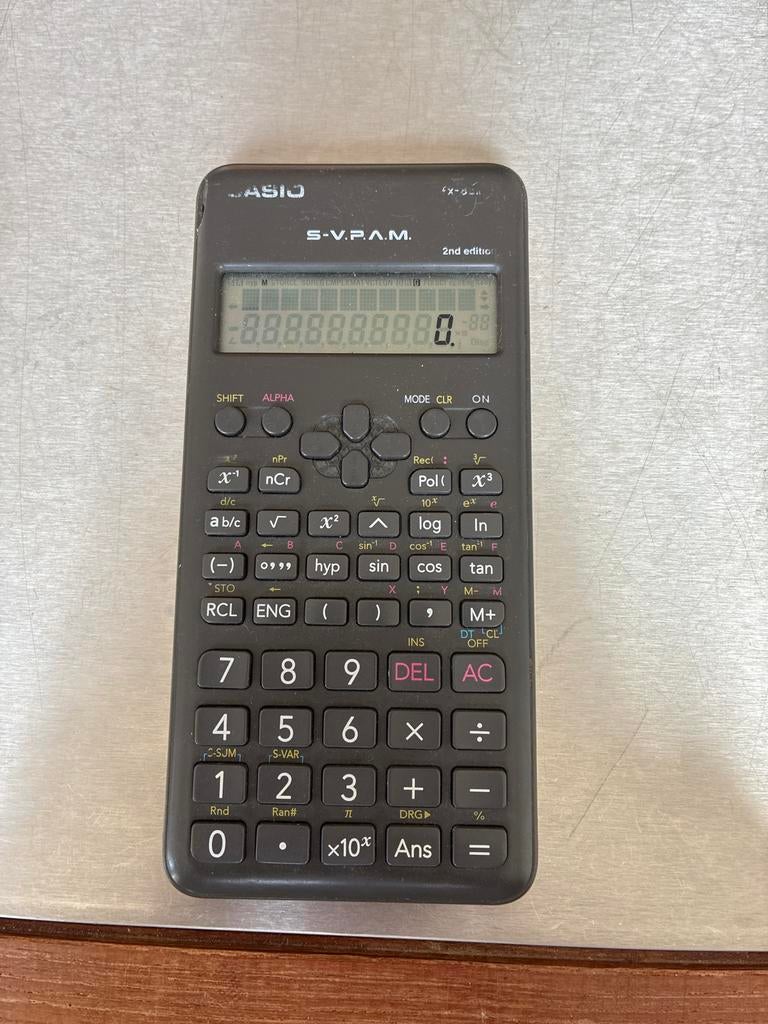 Casio fx 82ms-2, Diversen, Rekenmachines, Ophalen of Verzenden, Zo goed als nieuw