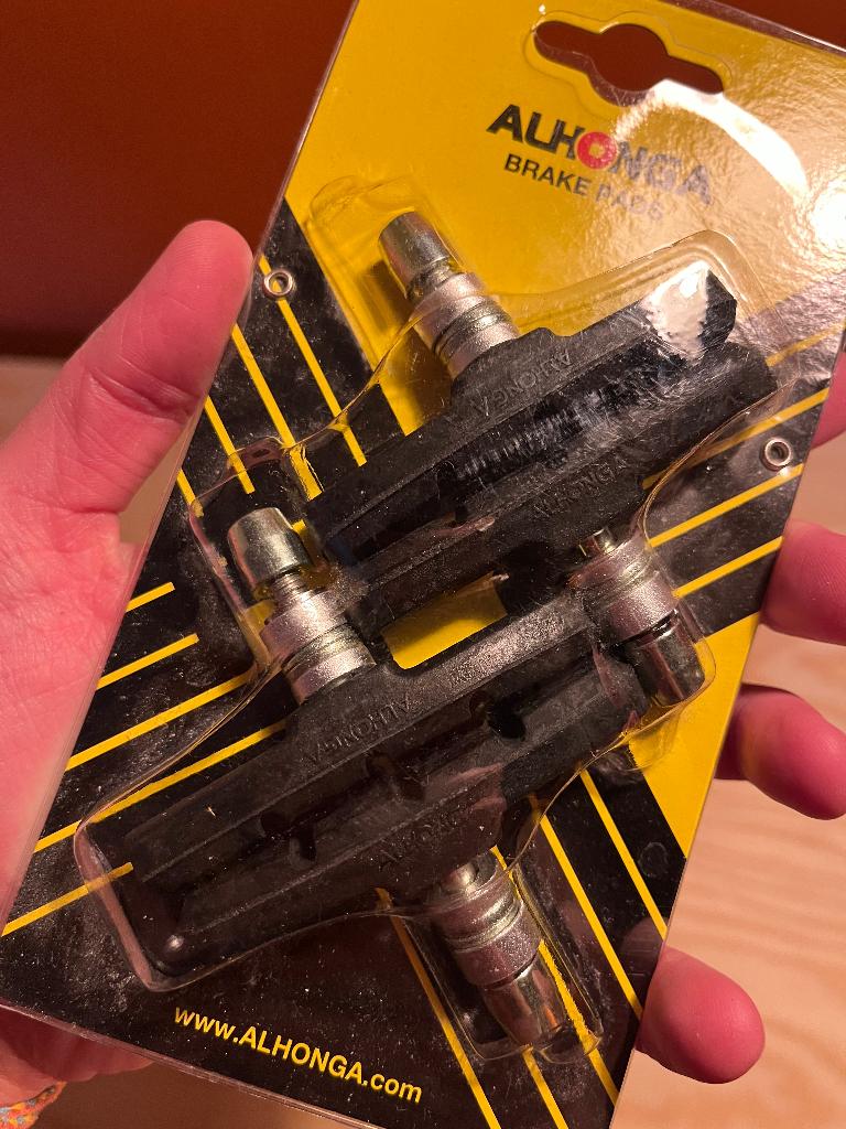 Alhonga remblokjes fiets • nieuw in verpakking, Fietsen en Brommers, Fietsonderdelen, Ophalen of Verzenden, Nieuw, Remmen, Alhonga