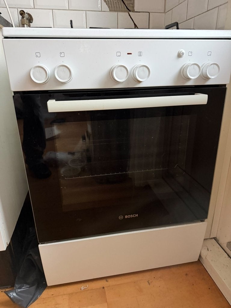 Bosch Fornuis met ingebouwde oven HXA050D20N, Ophalen, Gebruikt, 60 cm of meer, 4 kookzones