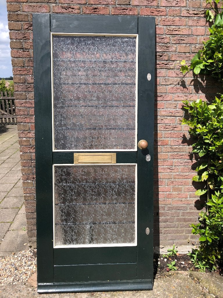 |hardhouten voordeur| buitendeur| enkelglas | 210,5X 92|, Ophalen, Gebruikt, 80 tot 100 cm, Buitendeur