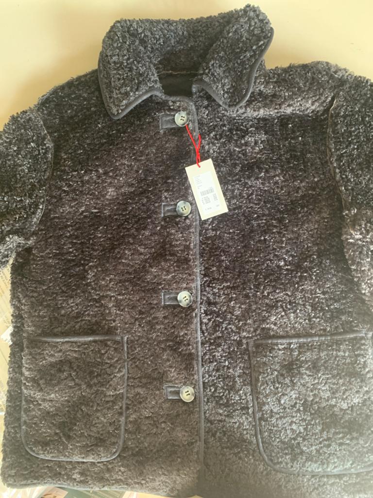 BDG Urban Outfitters Reversible Borg Jas Zwart Maat M, Ophalen of Verzenden, Nieuw, Maat 38/40 (M), Zwart