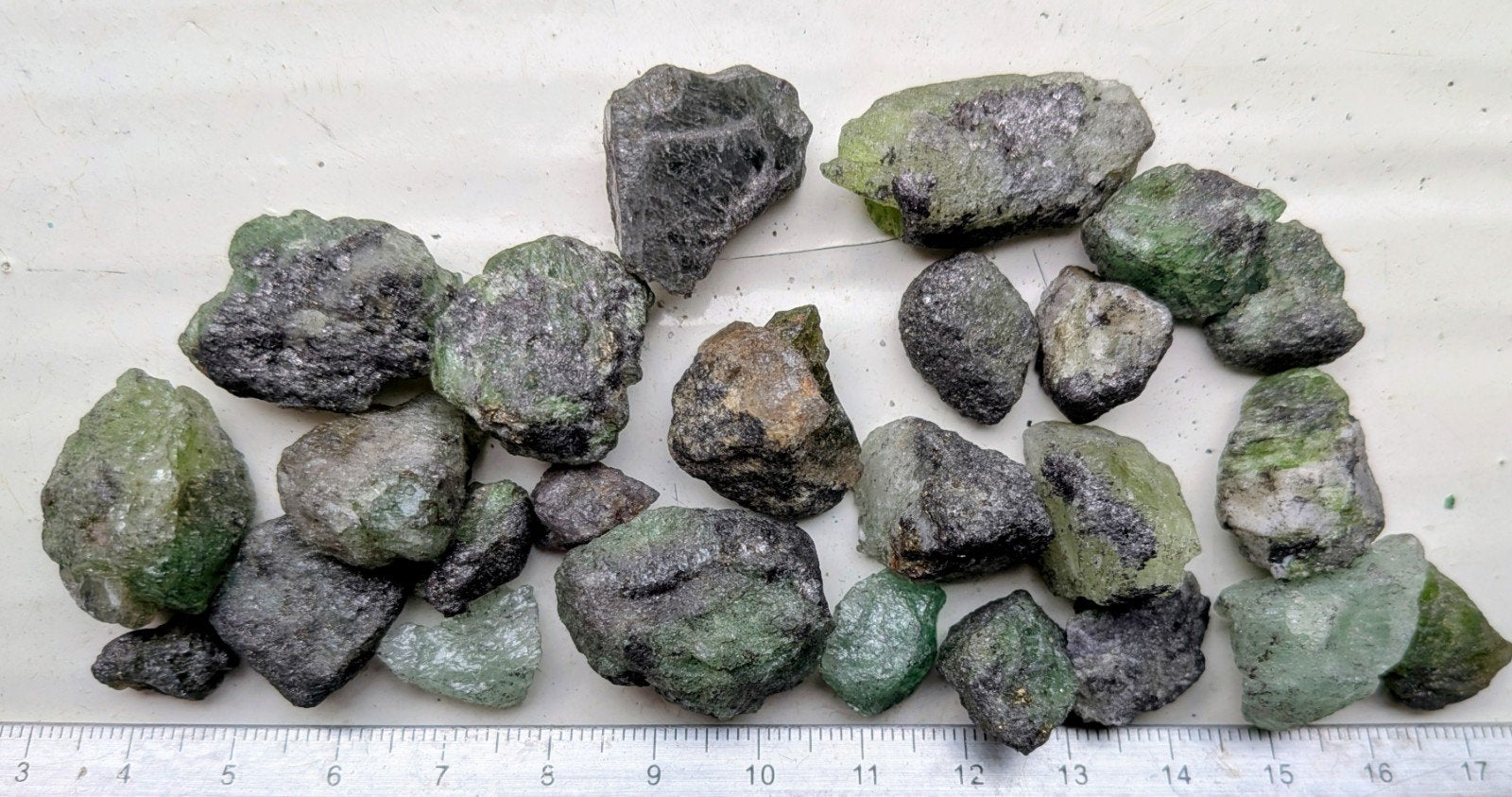 Ruwe Tsavoriet Merelani Tanzania, Verzenden, Mineraal