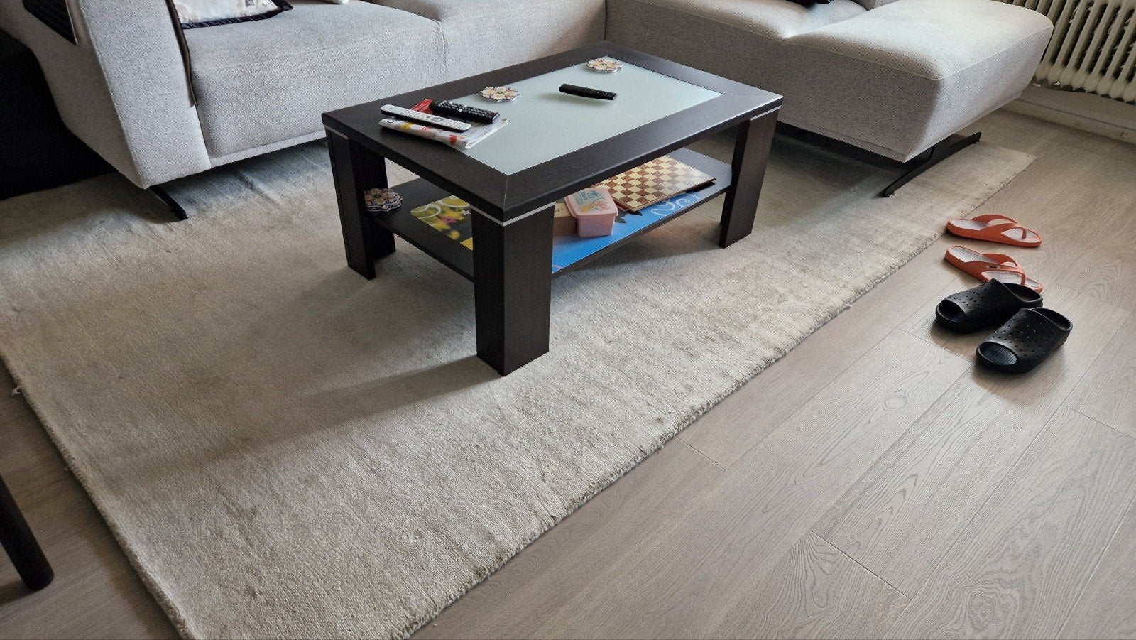 Westwing Vloerkleed - gebruikt, Ophalen, Gebruikt, Grijs, 200 cm of meer