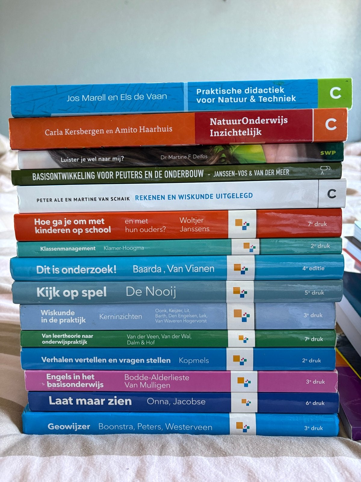 26x boeken voor de PABO, Ophalen of Verzenden, Zo goed als nieuw, Overige niveaus, Overige vakken