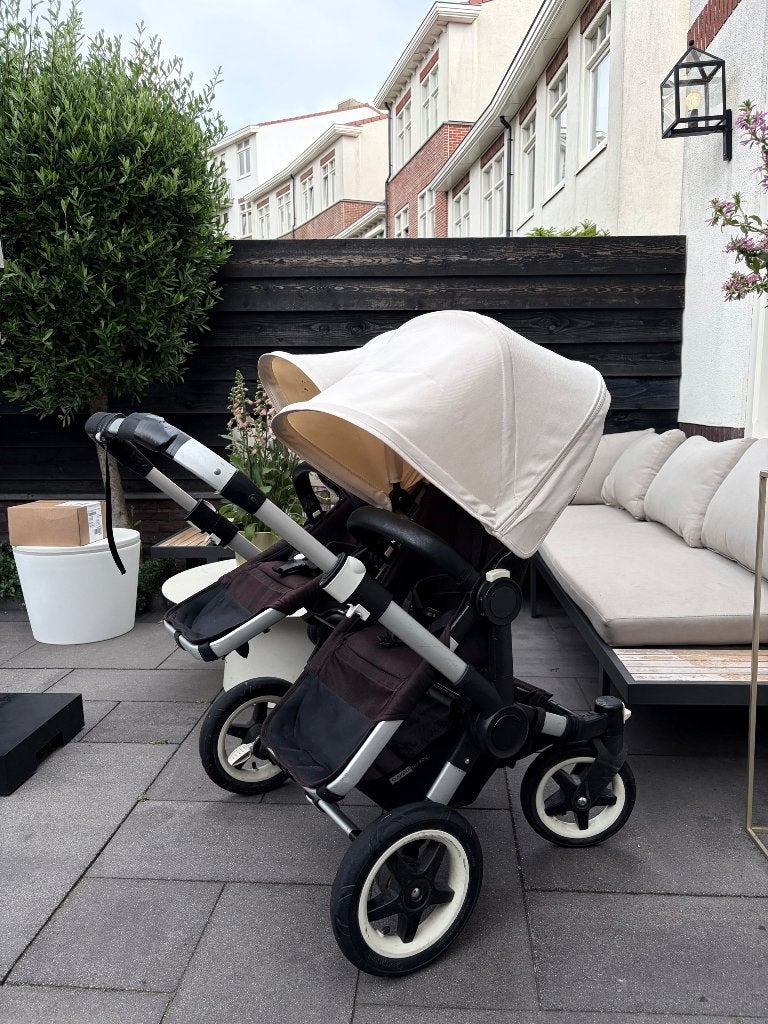 Bugaboo donkey zwart off white, Ophalen, Zo goed als nieuw, Combiwagen, Bugaboo