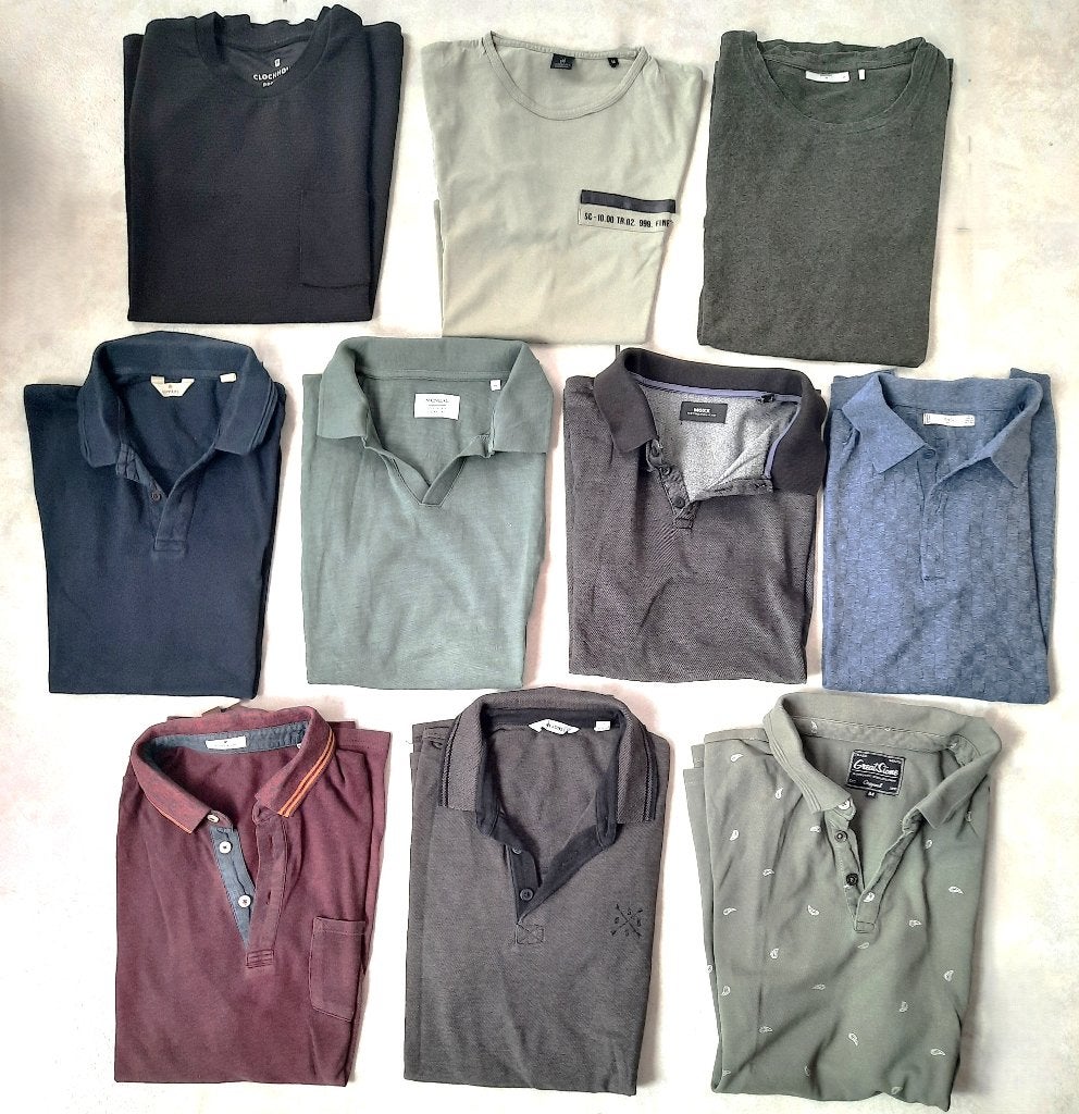12 delig kledingpakket mt M / W32, Ophalen of Verzenden, Gedragen, Maat 48/50 (M), Overige kleuren