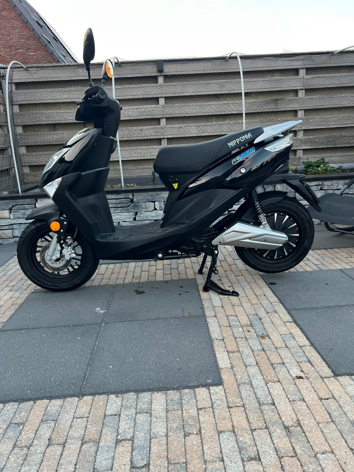 Nipponia e- rex electrische scooter. Zwart, Elektrisch, Zo goed als nieuw, Ophalen, Overige merken