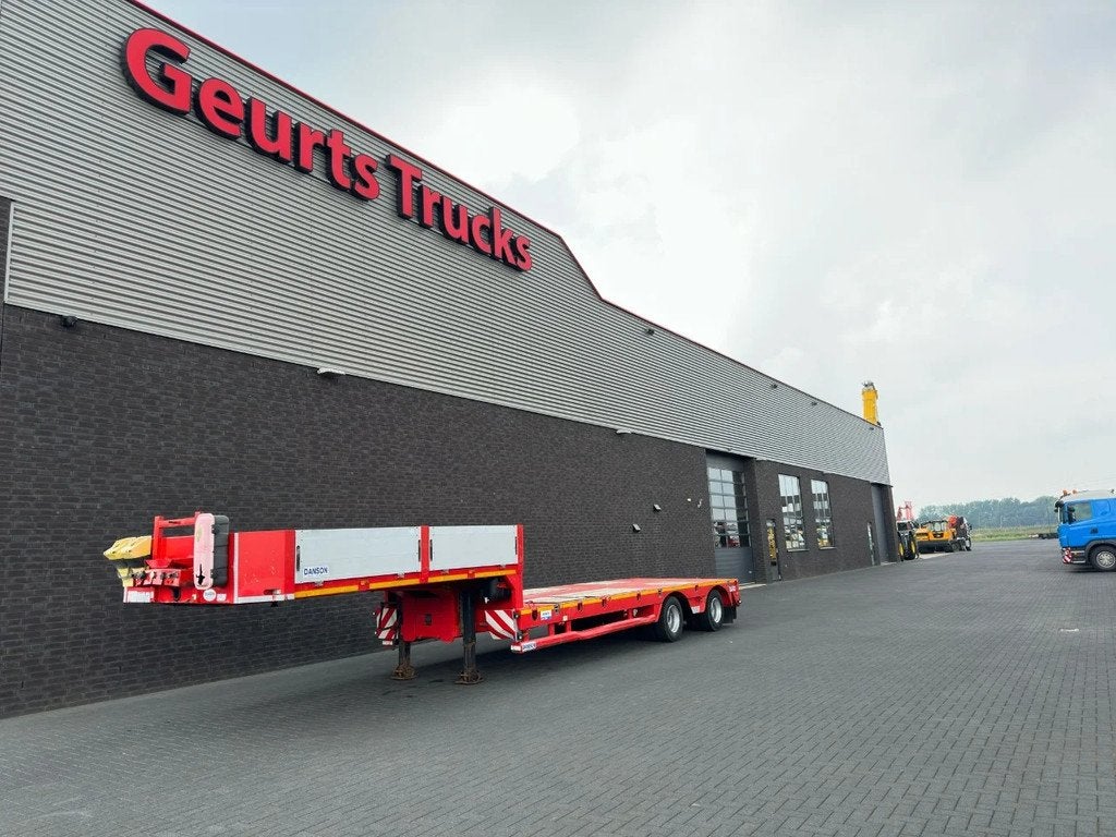 DANSON HLB45 2-AXEL EXTENDABLE SEMI DIEPLADER/TIEFLADER/LOWL, Overige brandstoffen, Bedrijf, Aanhangers en Opleggers, Te koop