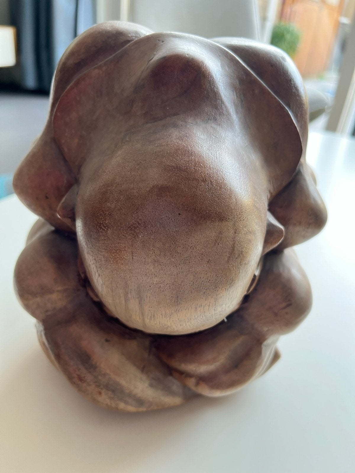 Houten beeldje Yogi man, Ophalen, Overige onderwerpen, Handgemaakt, 20 - 50 cm