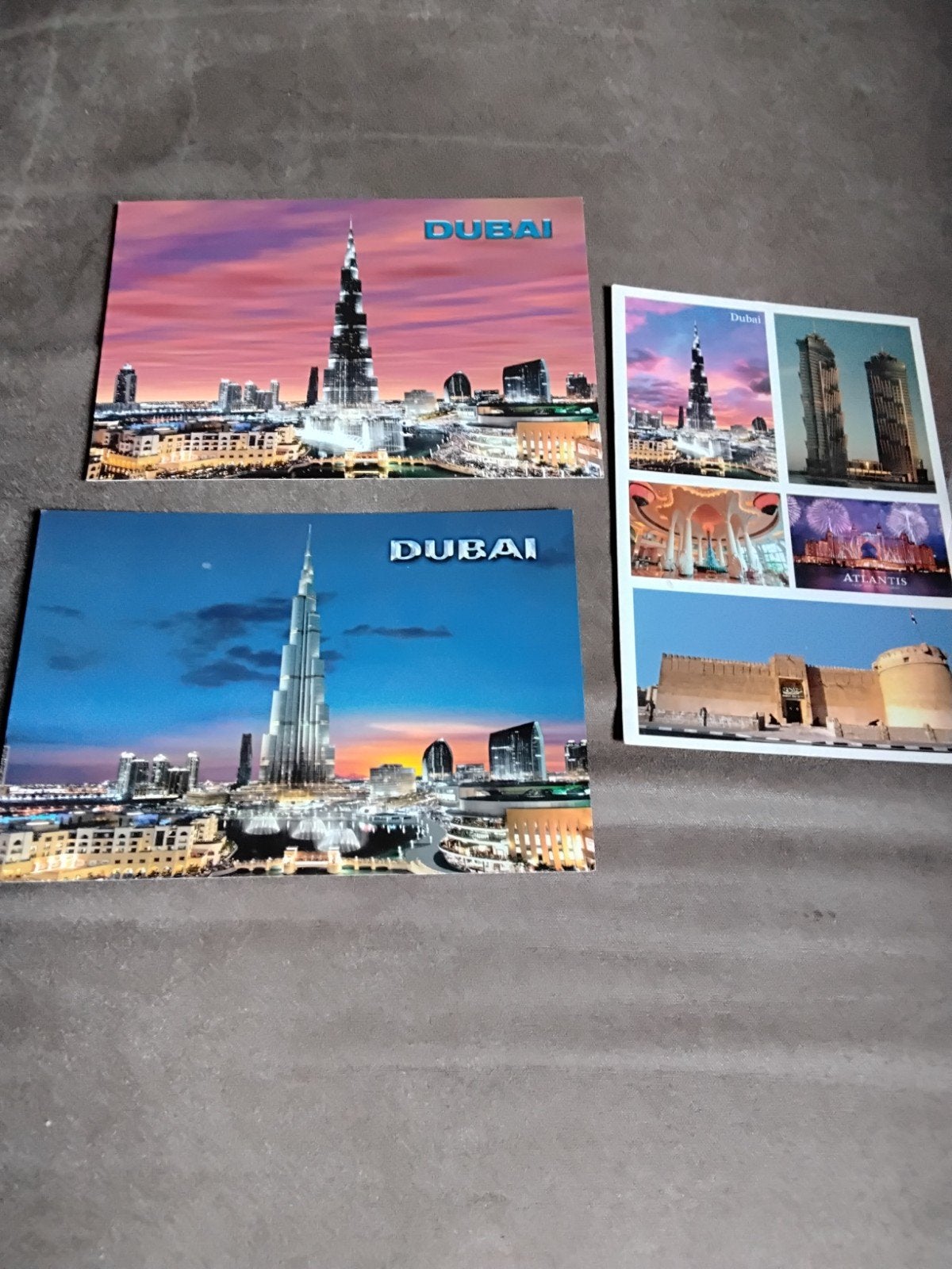 Ansichtkaarten van dubai. 3stuks niet gebruikt, Ophalen, Stad of Dorp
